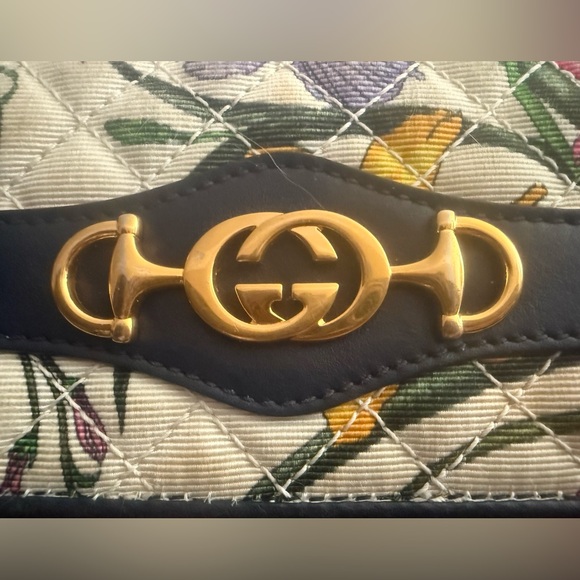 GUCCI ZUMI FLORA CANVAS LEATHER LONG BIFOLD WALLET 8BE1524
. - Picture 15 of 16